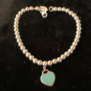 Tiffany Enamel Heart Bracelet